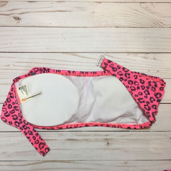 O’rageous Bikini Swimsuit Pink/Gray Leopard Med - Picture 4 of 8